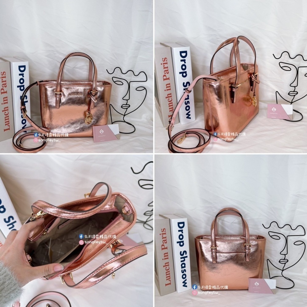 美國代購🇺🇸台灣現貨 MK 限定款 小托特 手提斜背包-細節圖6