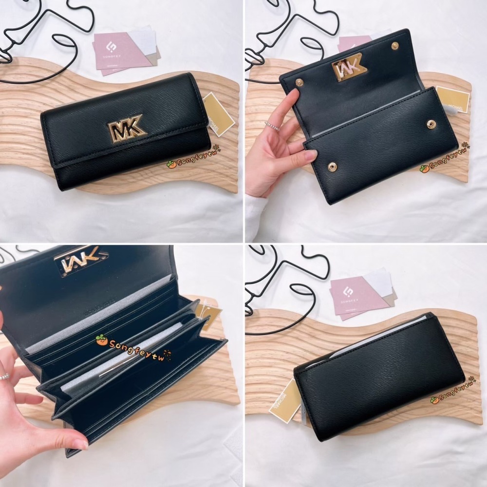 美國代購🇺🇸台灣現貨 Michael Kors｜MK 大logo 信封長夾-細節圖10