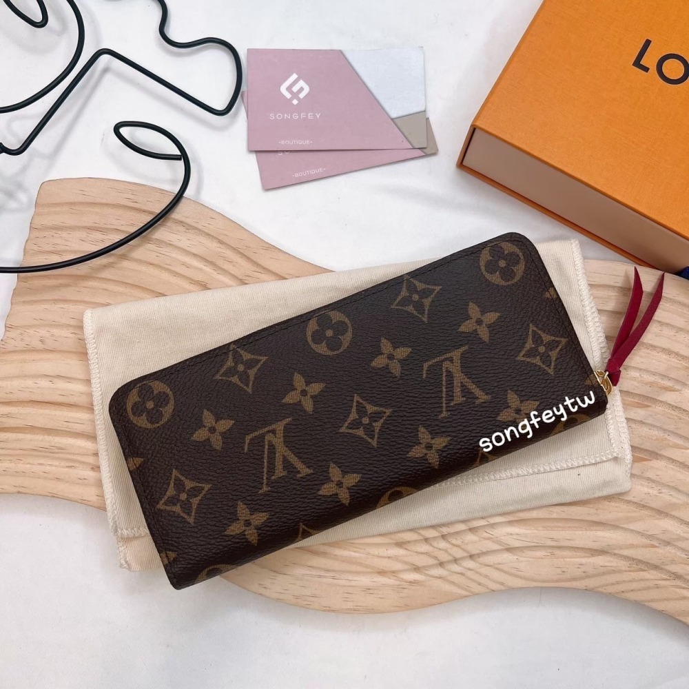 歐美代購 台灣現貨 Louis Vuitton｜LV 薄款 老花 拉鍊長夾(M60742)-細節圖2