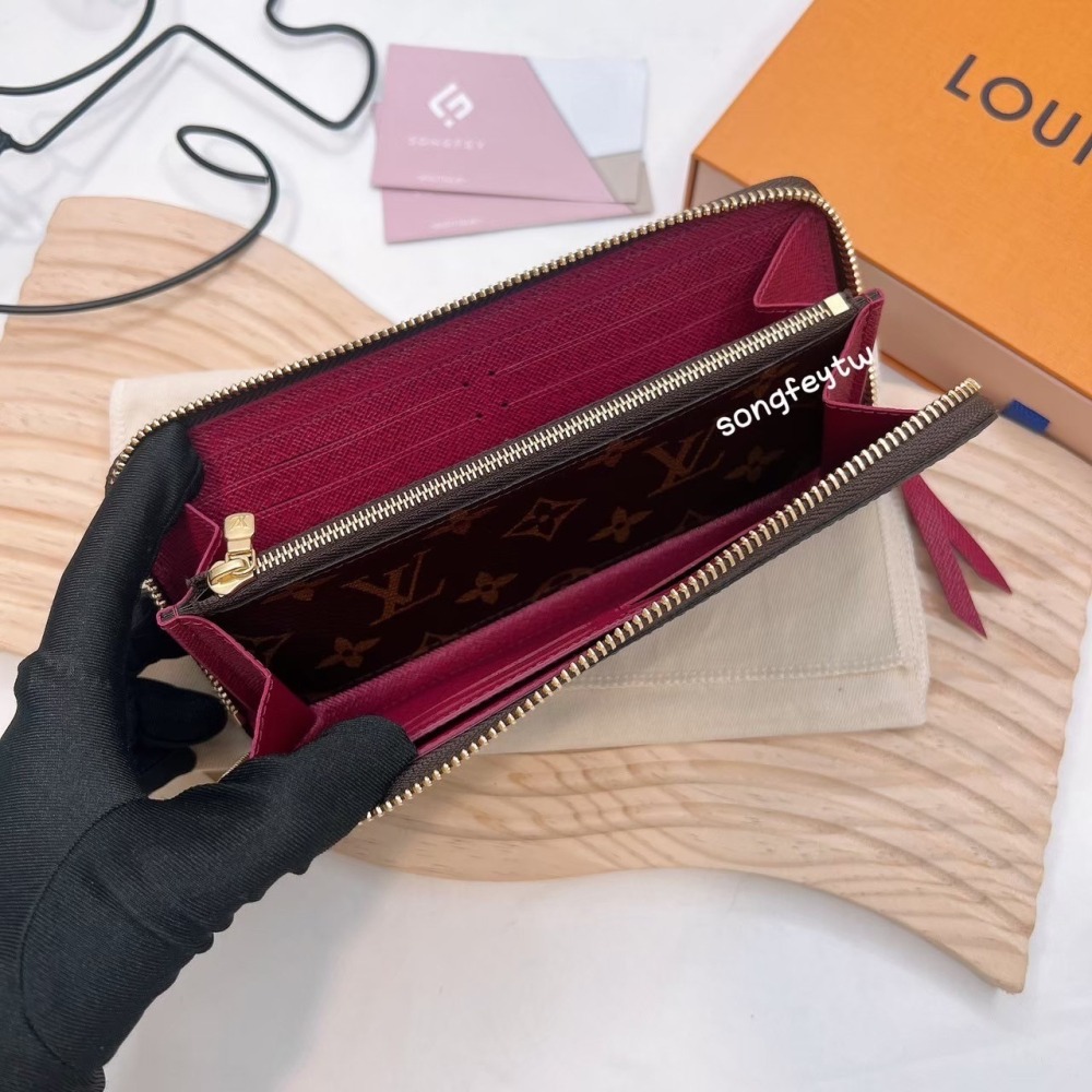 歐美代購 台灣現貨 Louis Vuitton｜LV 薄款 老花 拉鍊長夾(M60742)-細節圖4