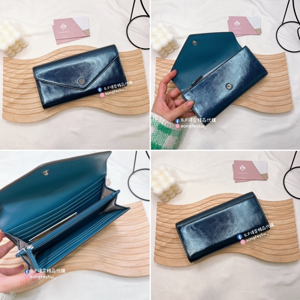 美國代購🇺🇸台灣現貨 MK 限定款 信封長夾-細節圖7