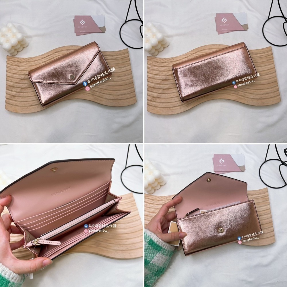 美國代購🇺🇸台灣現貨 MK 限定款 信封長夾-細節圖8