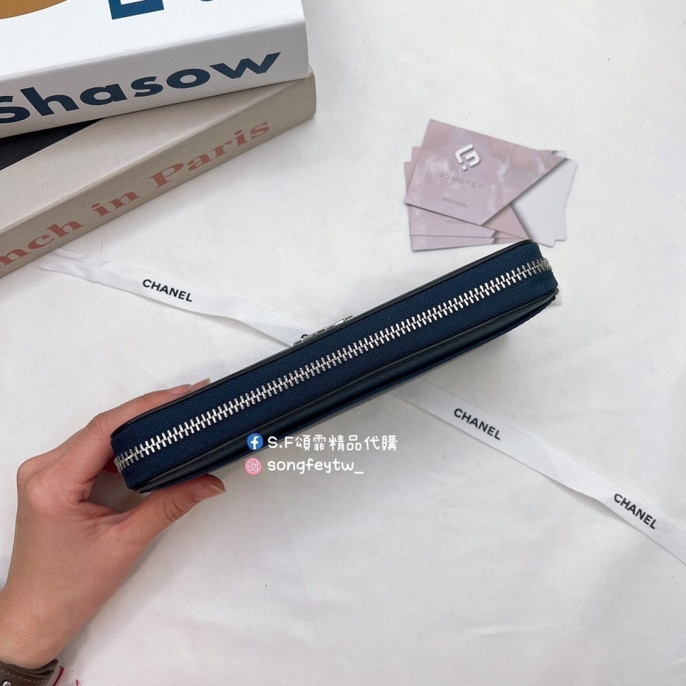 美國代購🇺🇸台灣現貨 MK 男款 水波紋 拉鏈長夾-細節圖4