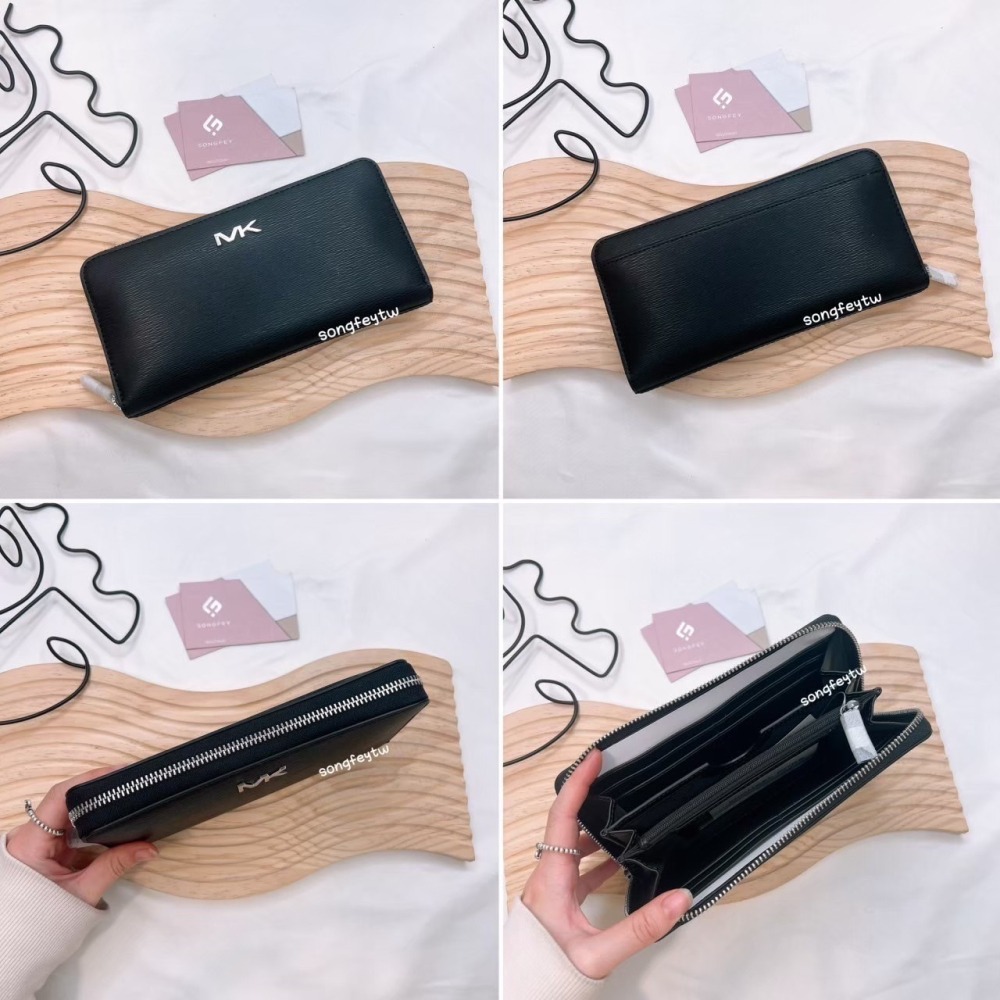 美國代購🇺🇸台灣現貨 MK 男款 水波紋 拉鏈長夾-細節圖10