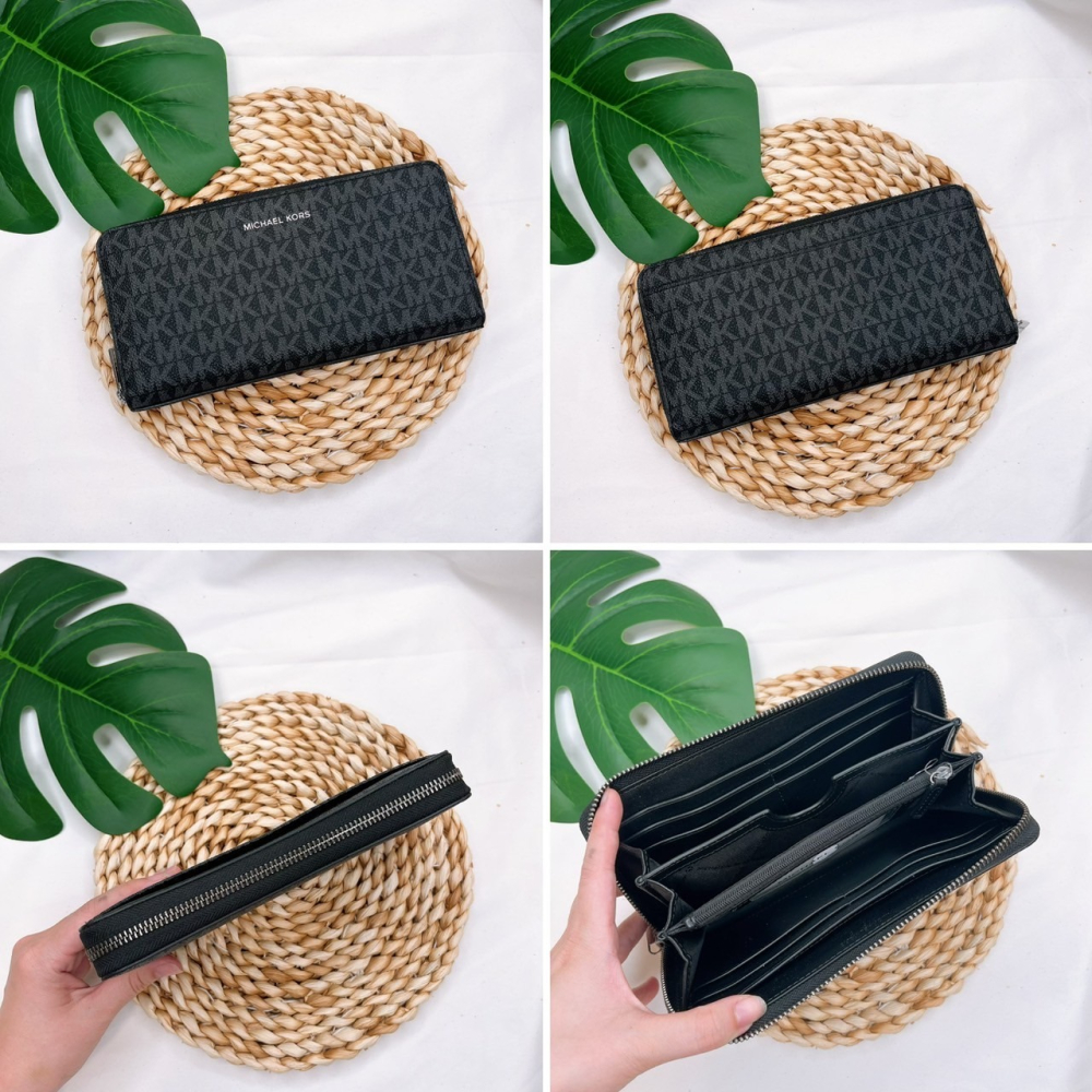 美國代購🇺🇸台灣現貨 MK 男款 水波紋 拉鏈長夾-細節圖11