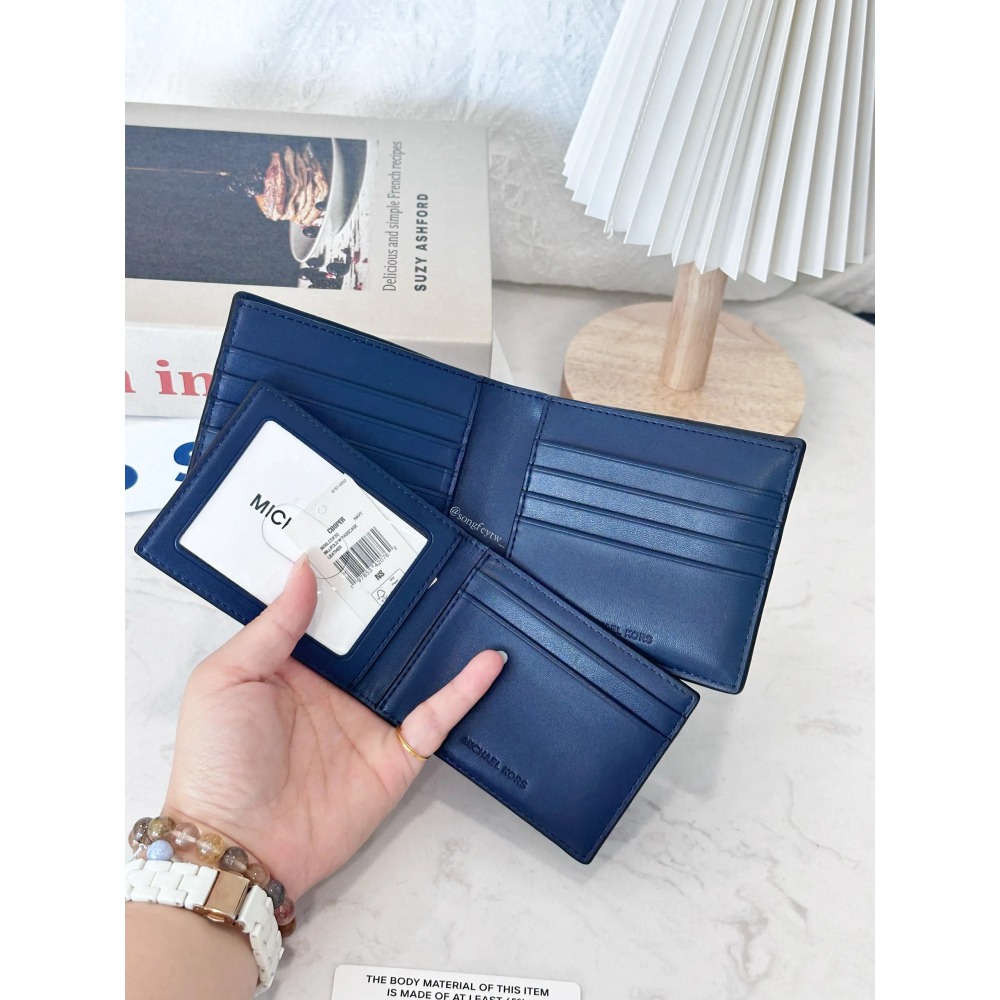 美國代購🇺🇸台灣現貨 Michael Kors｜MK ID卡 男短夾-細節圖3