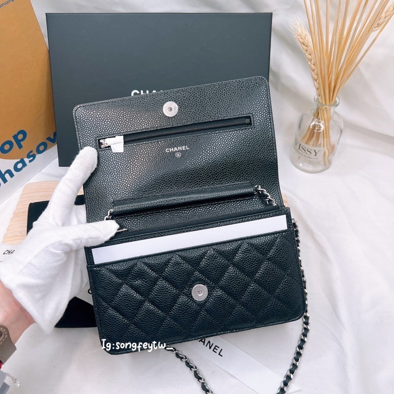 歐美代購 台灣現貨 CHANEL 小香風 WOC包 斜背包-細節圖3