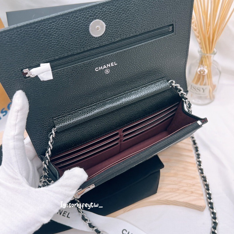 歐美代購 台灣現貨 CHANEL 小香風 WOC包 斜背包-細節圖4