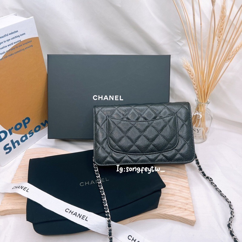 歐美代購 台灣現貨 Chanel 香奈兒 經典款 魚子醬WOC-細節圖6