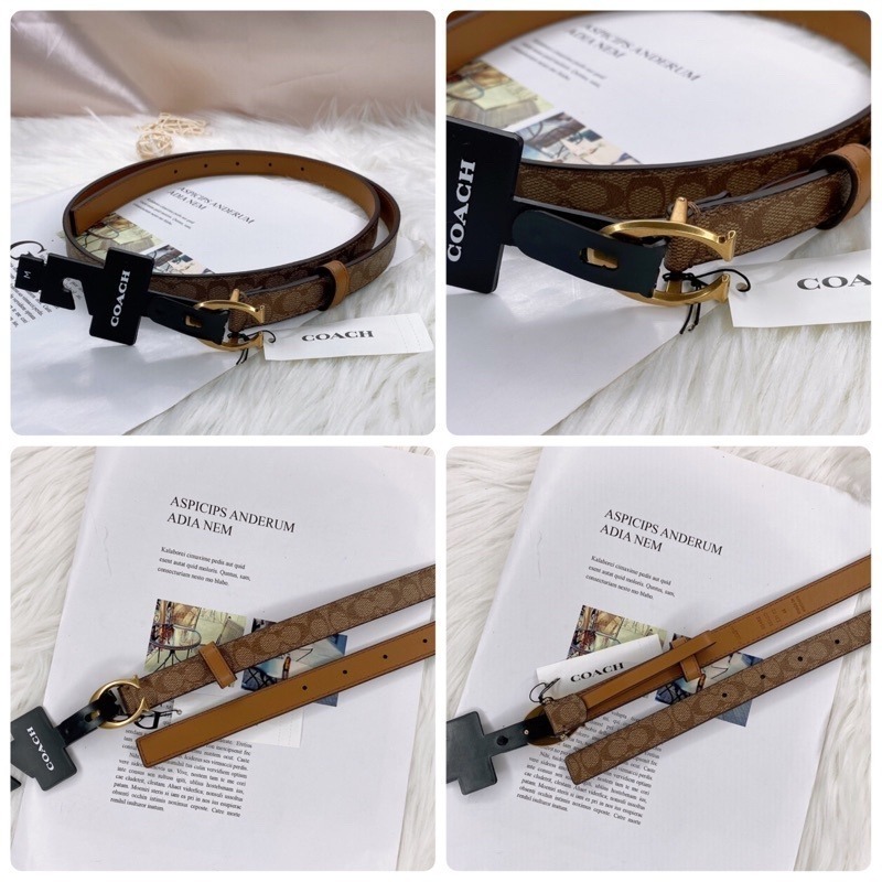 美國代購🇺🇸台灣現貨 Coach C字Logo皮帶 女款皮帶-細節圖3