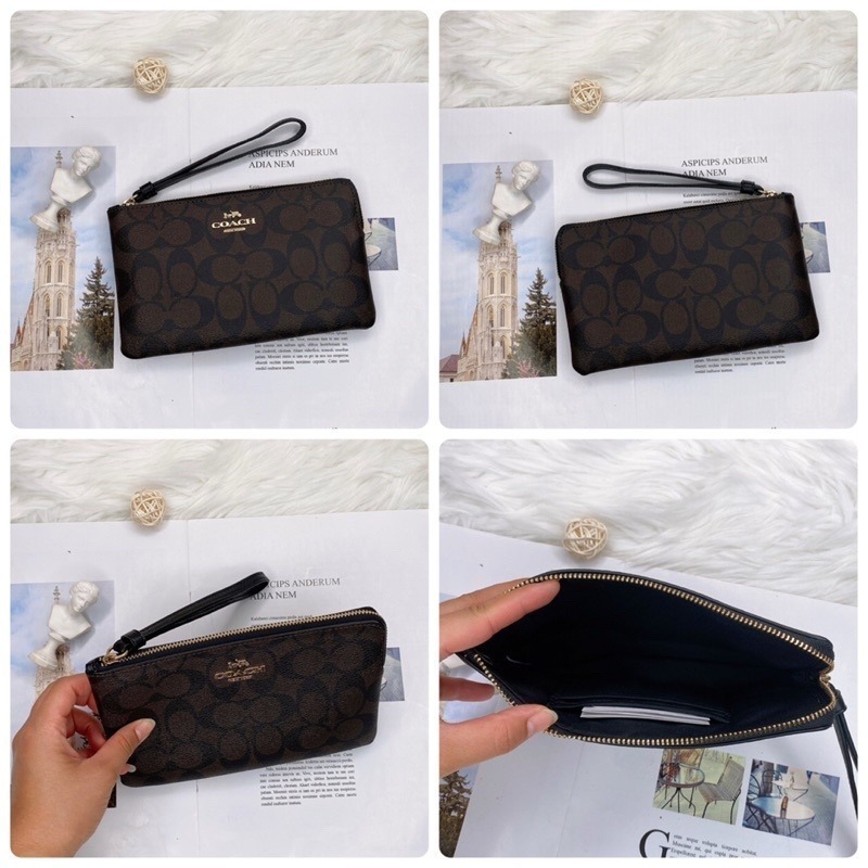 美國代購🇺🇸台灣現貨 Coach 單層大手拿 L型拉鍊大手拿-細節圖9