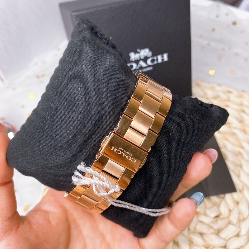 美國代購🇺🇸台灣現貨 Coach 滿版logo 腕錶 女錶-細節圖4