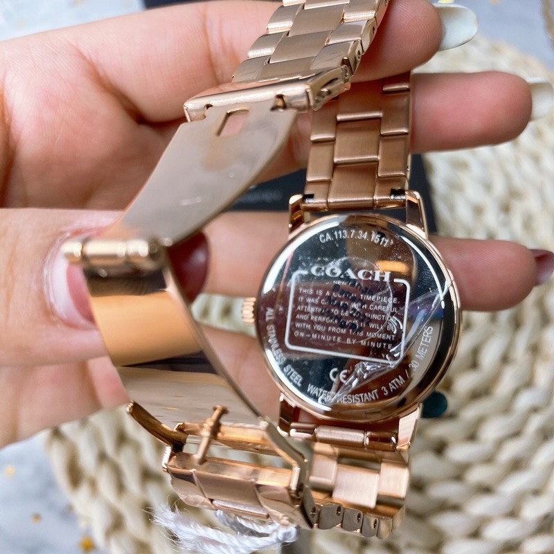美國代購🇺🇸台灣現貨 Coach 滿版logo 腕錶 女錶-細節圖5