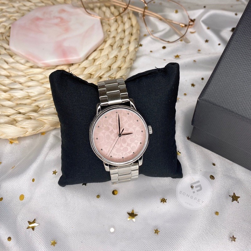 美國代購🇺🇸台灣現貨 Coach 滿版logo 腕錶 女錶-細節圖6