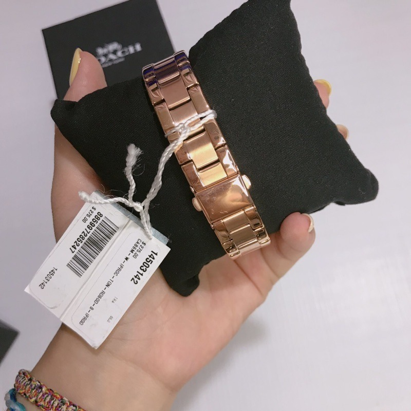 美國代購🇺🇸台灣現貨 Coach 玫瑰金 腕錶 女用手錶-細節圖3