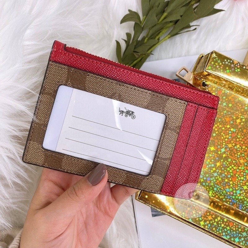 美國代購🇺🇸台灣現貨 Coach 零錢包+吊飾 限定款禮盒組-細節圖6