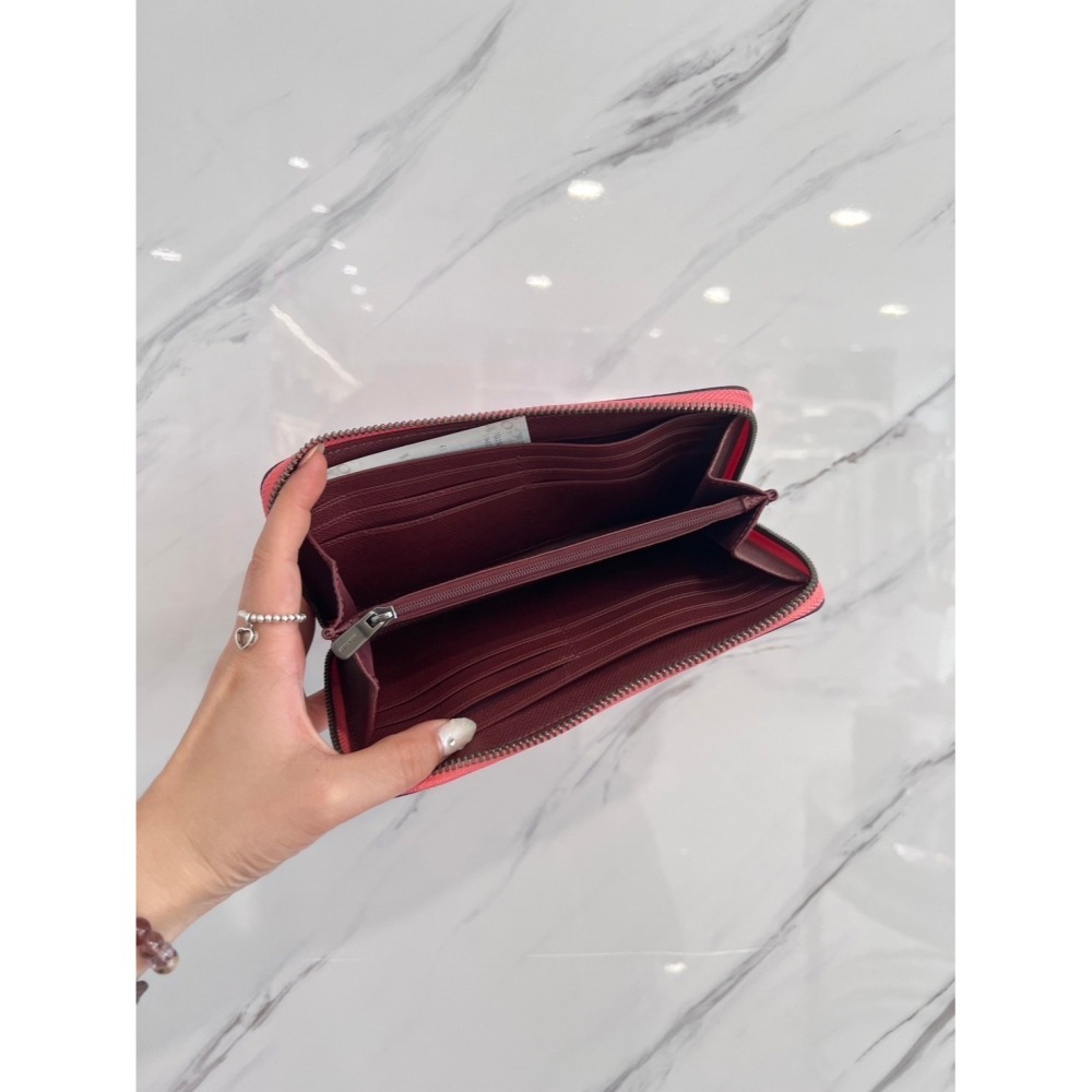 美國代購🇺🇸台灣現貨 Coach ㄇ型拉鍊長夾-細節圖3