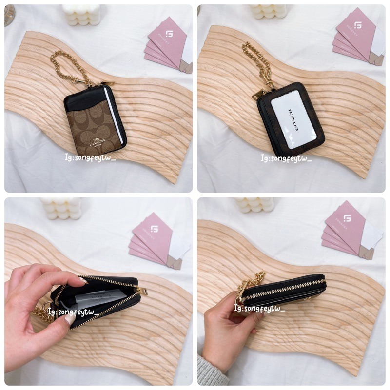 美國代購🇺🇸台灣現貨 Coach 卡片零錢包 證據套-細節圖6