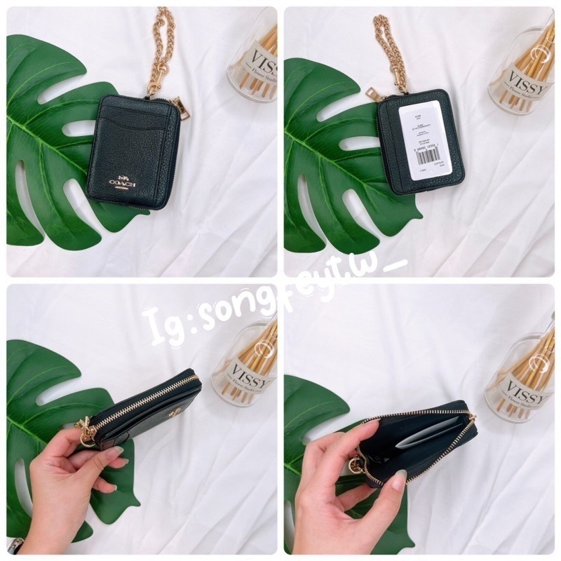 美國代購🇺🇸台灣現貨 Coach 鍊帶 拉鍊零錢包-細節圖8