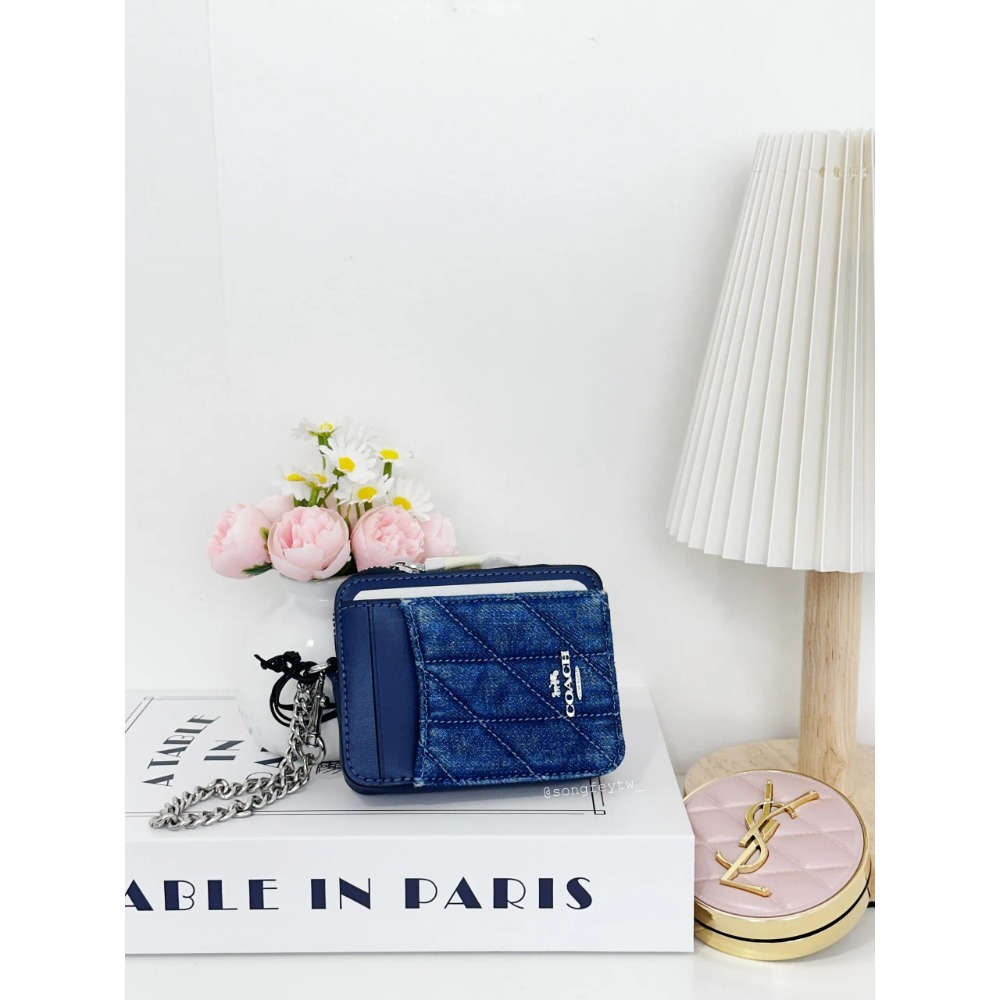 美國代購🇺🇸台灣現貨 Coach 鍊帶 拉鍊零錢包-規格圖10