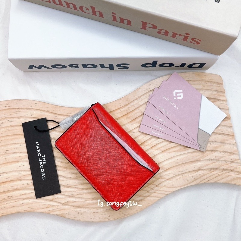 美國代購🇺🇸台灣現貨 Marc Jacobs｜MJ 專櫃款 對開卡片夾 名片夾-細節圖4