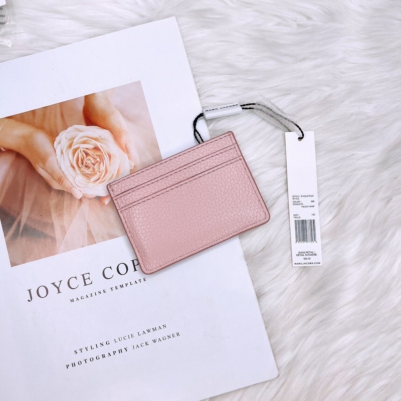 美國代購 台灣現貨 Marc Jacobs｜MJ 卡片夾 荔枝牛皮卡片夾-細節圖5