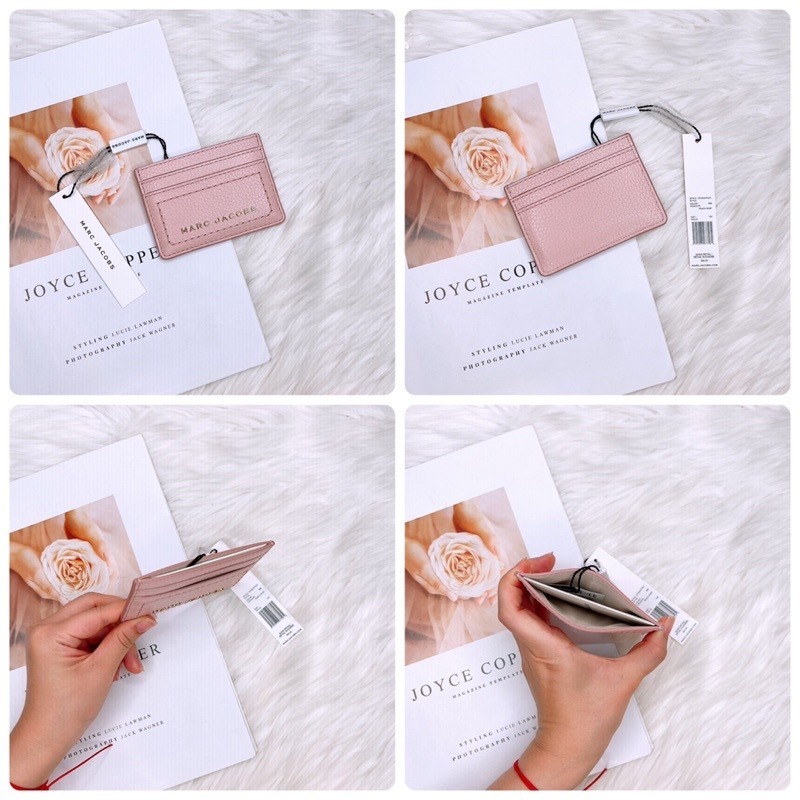 美國代購 台灣現貨 Marc Jacobs｜MJ 卡片夾 荔枝牛皮卡片夾-細節圖6