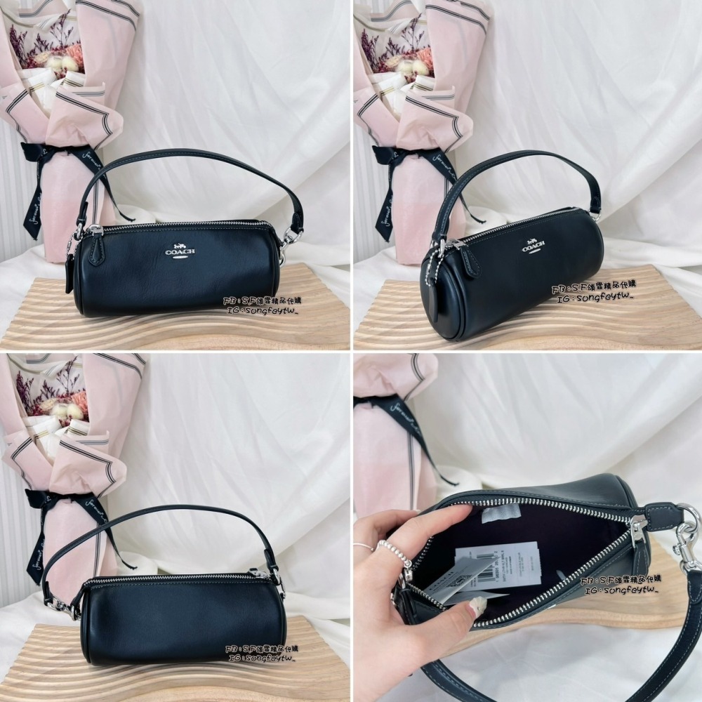 美國代購🇺🇸台灣現貨 Coach 肩背筆筒包 斜背包-細節圖5