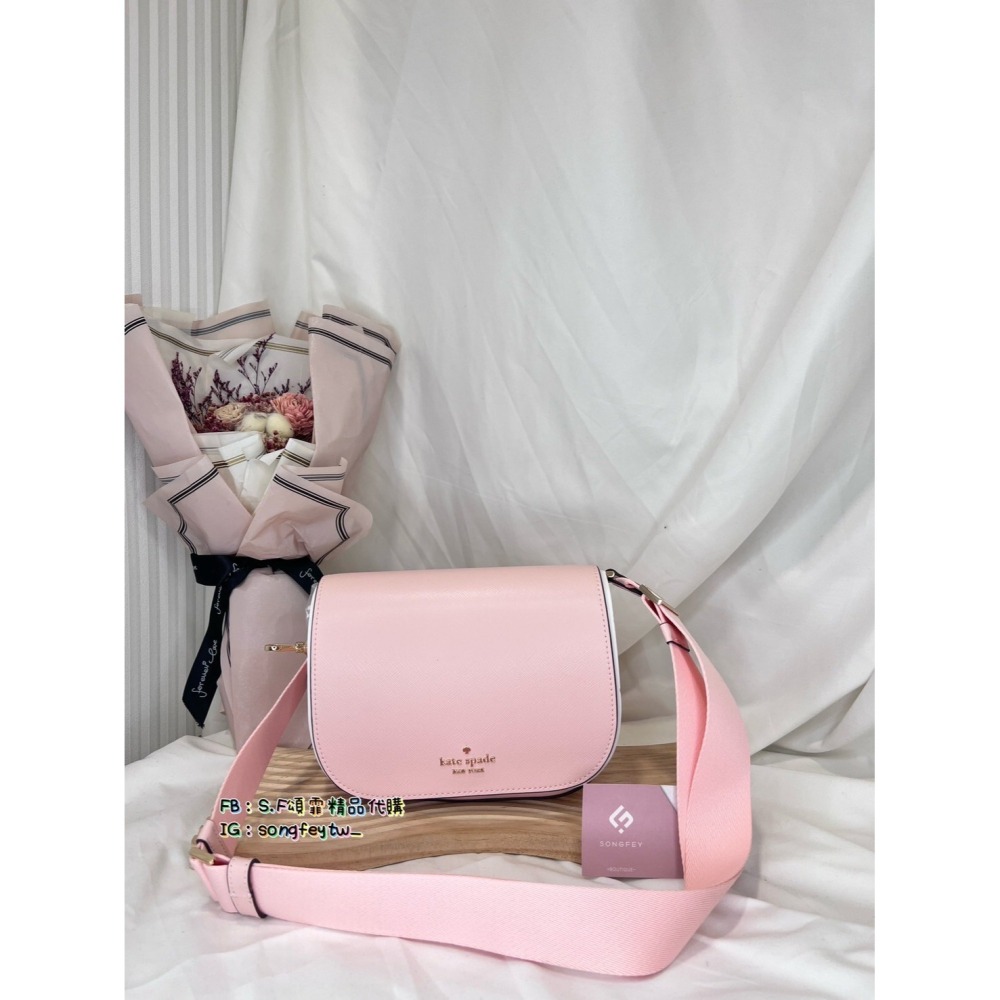 美國代購🇺🇸台灣現貨 Kate spade 新款掀蓋馬鞍包 斜背包-細節圖2