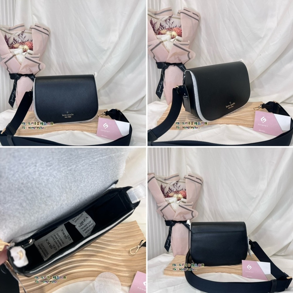 美國代購🇺🇸台灣現貨 Kate spade 新款掀蓋馬鞍包 斜背包-細節圖10