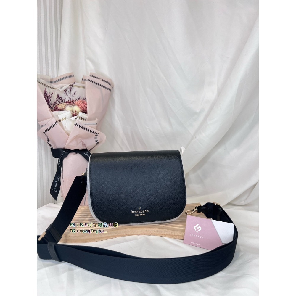 美國代購🇺🇸台灣現貨 Kate spade 新款掀蓋馬鞍包 斜背包-規格圖10