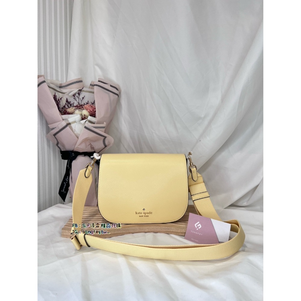 美國代購🇺🇸台灣現貨 Kate spade 新款掀蓋馬鞍包 斜背包-規格圖10