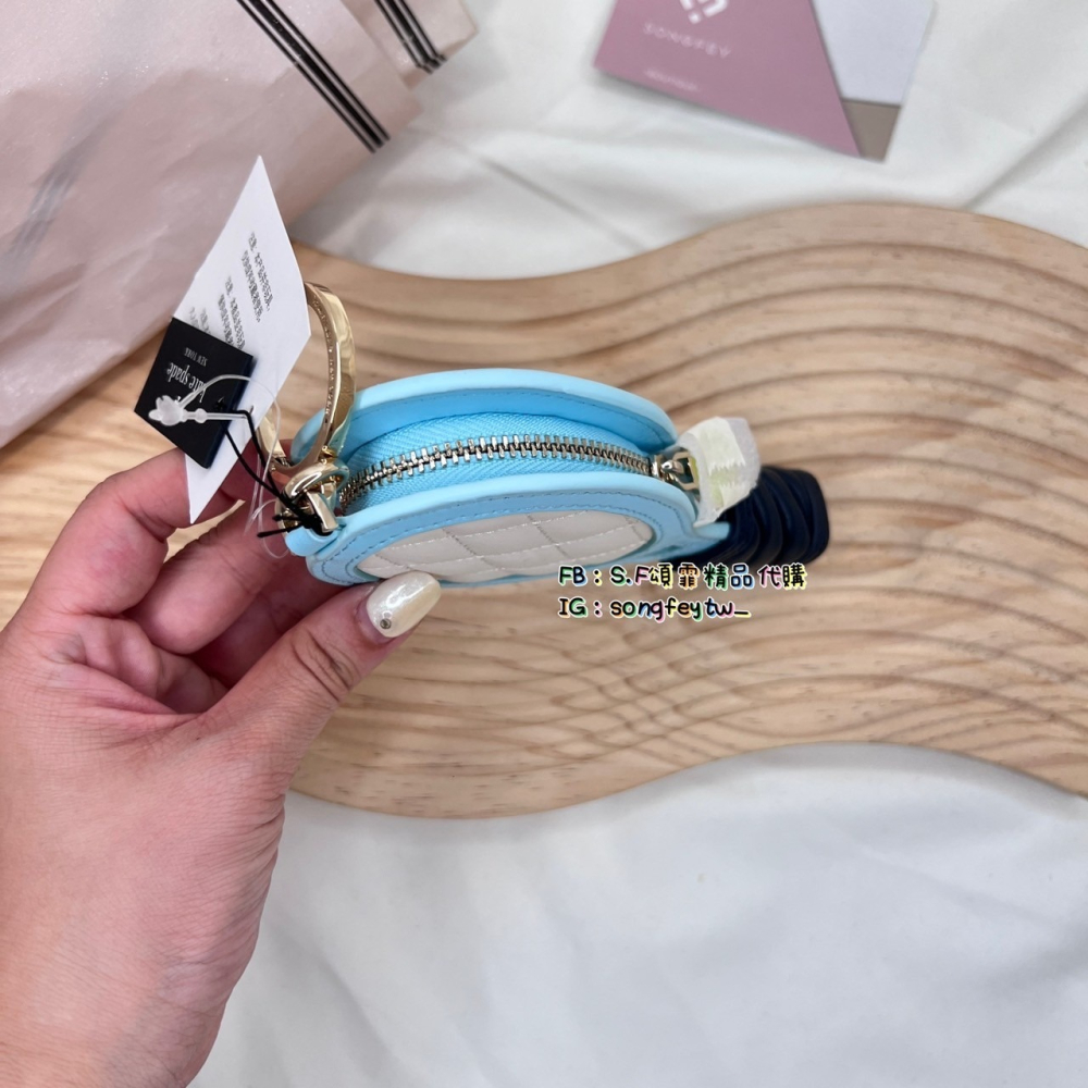 美國代購🇺🇸台灣現貨 Kate Spade 網球拍造型零錢包-細節圖3