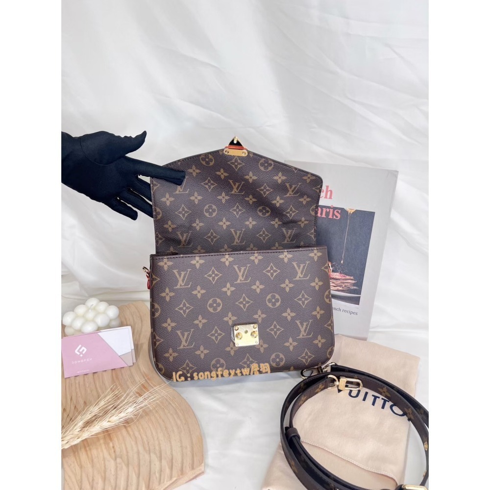 歐美代購🇺🇸台灣現貨 Louis Vuitton 路易威登 M44875 LV郵差包 手提斜背包 大款-細節圖3