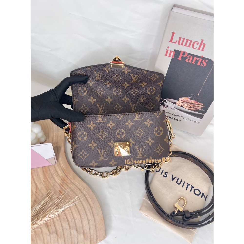 歐美代購🇺🇸台灣現貨 Louis Vuitton 路易威登 M46279 LV郵差包 手提斜背包 肩背包 小款-細節圖2