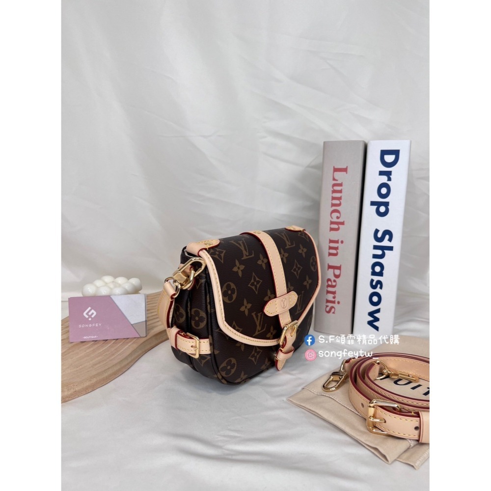 歐美代購🇺🇸台灣現貨 Louis Vuitton 路易威登 M46740 Saumur BB 雙子馬鞍包-細節圖3