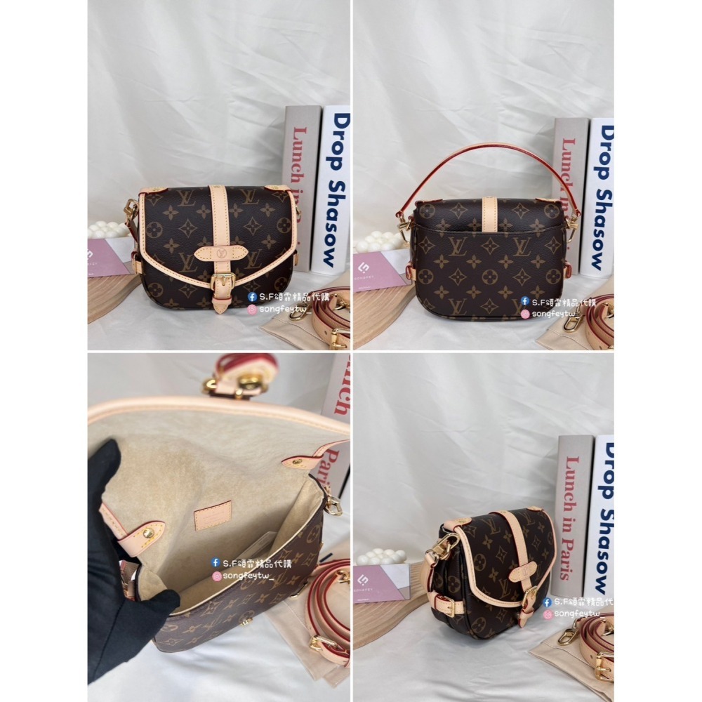 歐美代購🇺🇸台灣現貨 Louis Vuitton 路易威登 M46740 Saumur BB 雙子馬鞍包-細節圖5