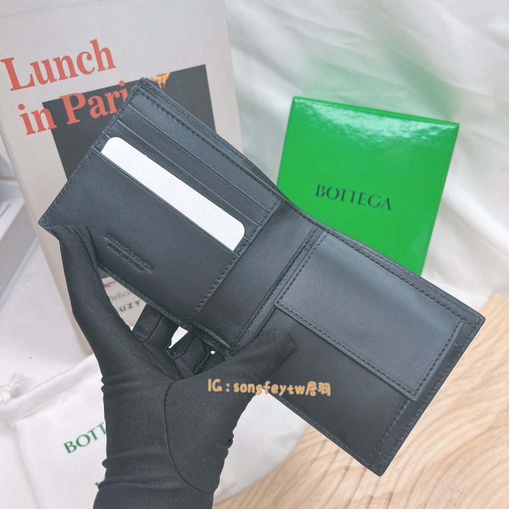歐美代購 台灣現貨 Bottega Veneta｜BV 經典款 編織 零錢袋男短夾-細節圖2