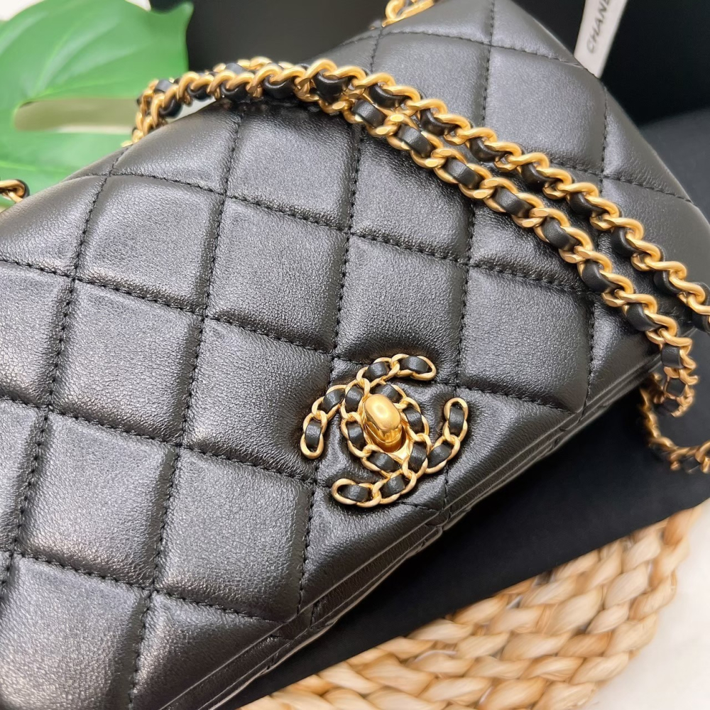 歐美代購 台灣現貨 CHANEL 小香風 兩用鍊包 KLASS.TASCHE/UEBERSCHLAG-細節圖5