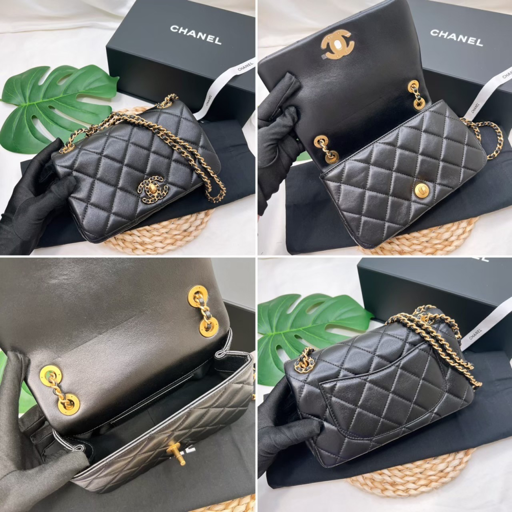 歐美代購 台灣現貨 CHANEL 小香風 兩用鍊包 KLASS.TASCHE/UEBERSCHLAG-細節圖8