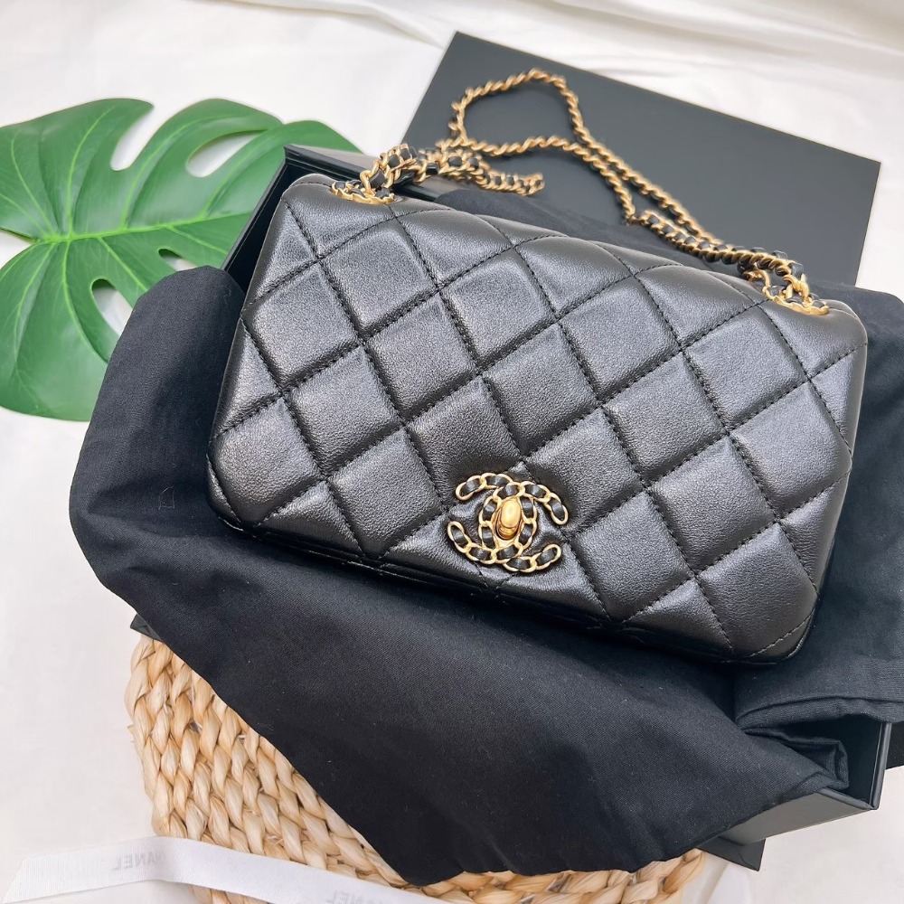 歐美代購 台灣現貨 CHANEL 小香風 兩用鍊包 KLASS.TASCHE/UEBERSCHLAG-規格圖8