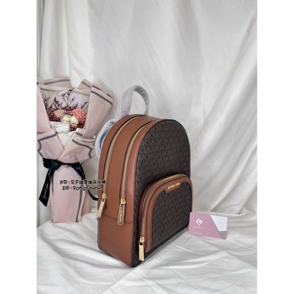 美國代購🇺🇸台灣現貨 MK 雙拉鍊中後背-細節圖3