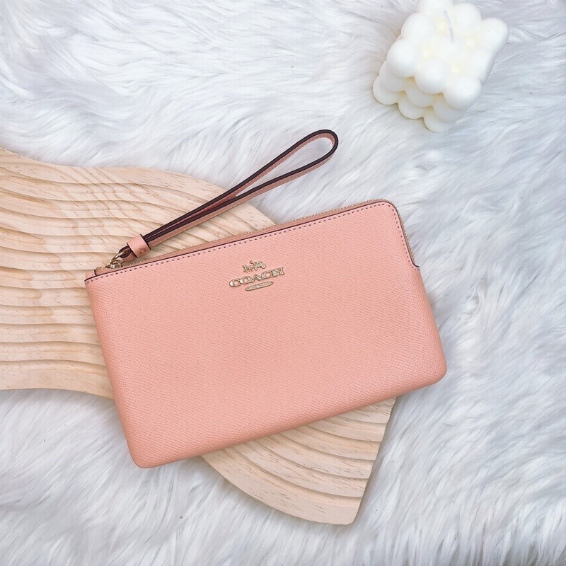 美國代購  台灣現貨 Coach 單層大手拿 手拿包-細節圖6