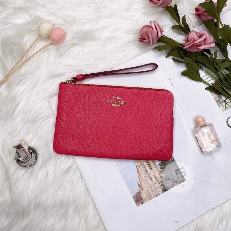 美國代購  台灣現貨 Coach 單層大手拿 手拿包-規格圖8