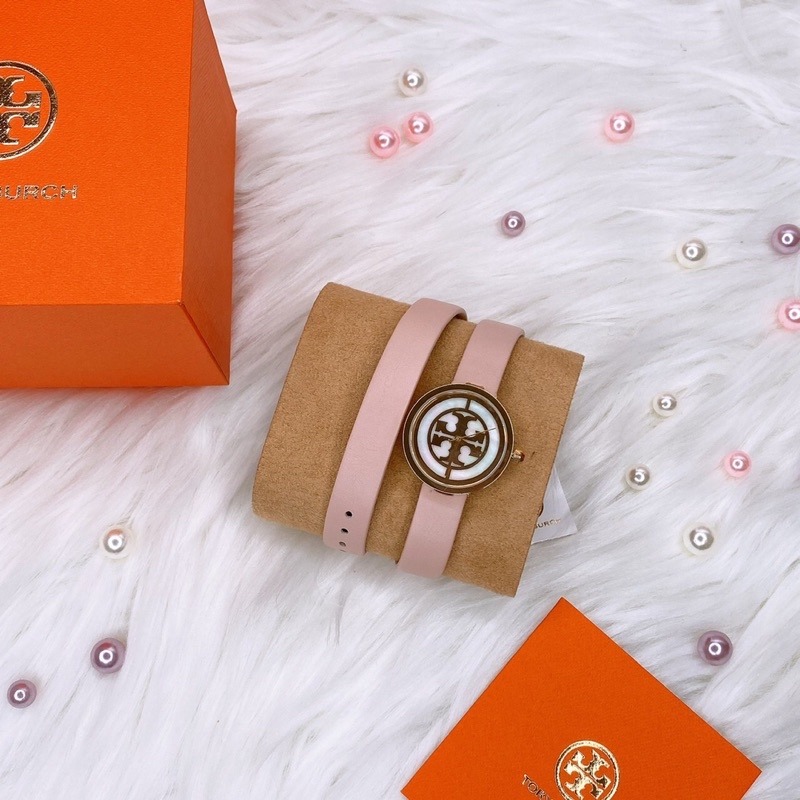 美國代購🇺🇸台灣現貨 TB 經典logo 粉色皮革錶帶 女錶 TBW4030-規格圖4