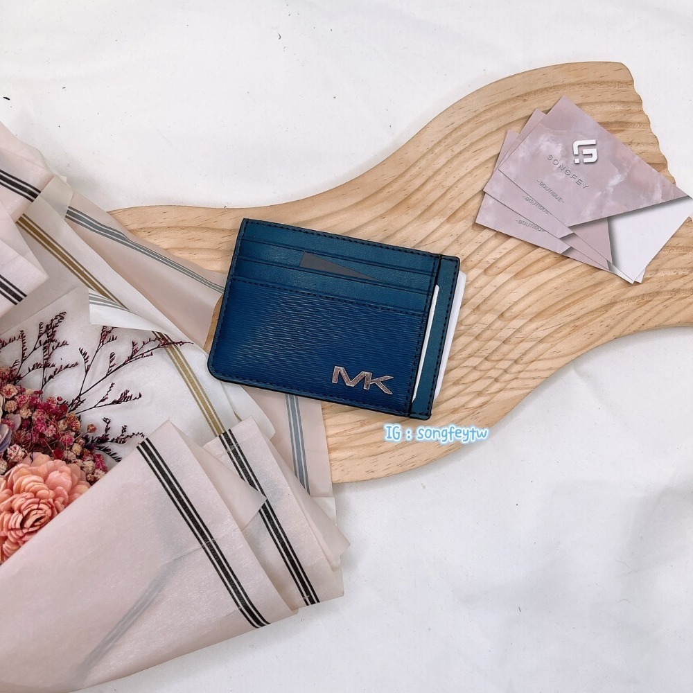 美國代購🇺🇸台灣現貨 Michael Kors｜MK 水波紋 名片夾 卡片夾-規格圖7