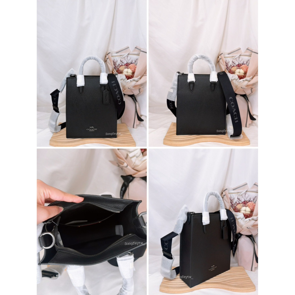 美國代購🇺🇸台灣現貨 COACH 男款 手提琴譜包 手提斜背包-細節圖5