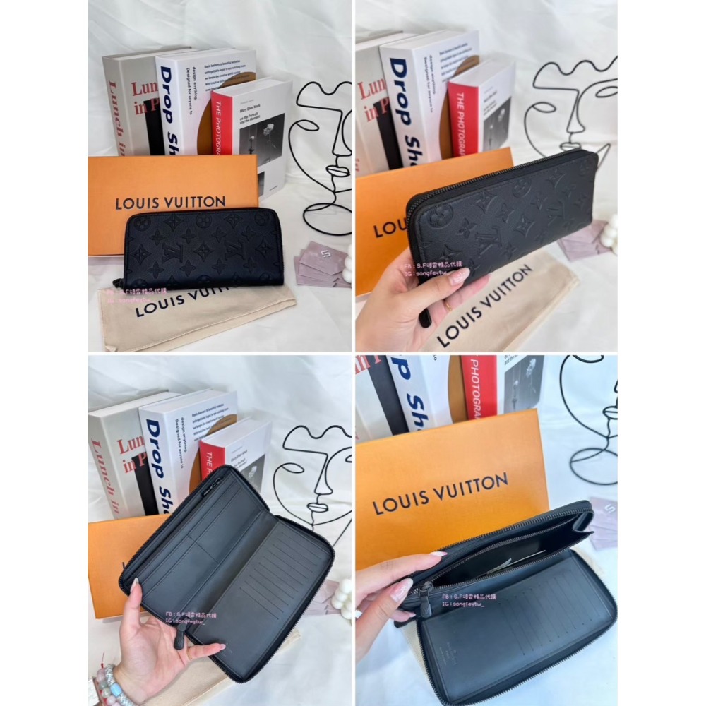 歐美代購🇺🇸臺灣現貨  Louis Vuitton｜LV 男款 壓紋 拉鍊長夾-細節圖7