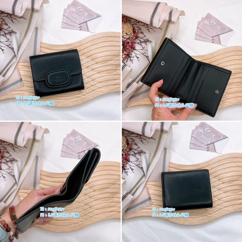 美國代購🇺🇸台灣現貨 COACH  新款喬治短夾  兩折短夾-細節圖10