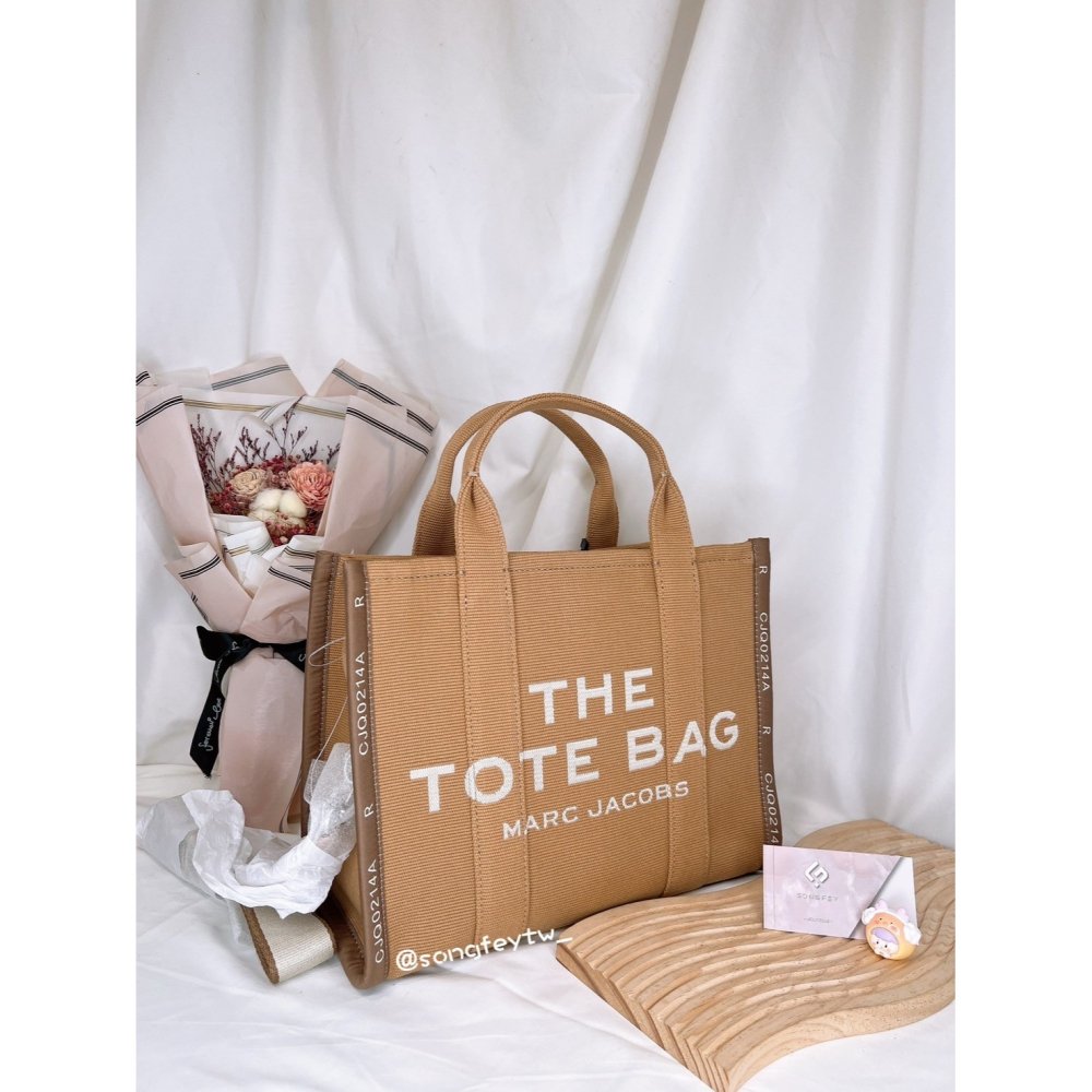 美國代購🇺🇸台灣現貨 MJ 專櫃款帆布中托特 新款 拉鏈托特 手提包 斜背包-細節圖3